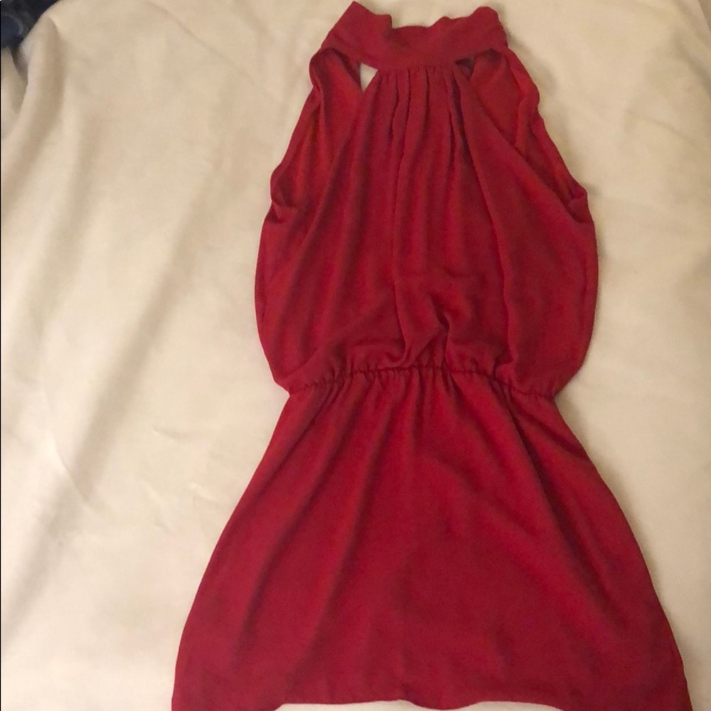 red dress